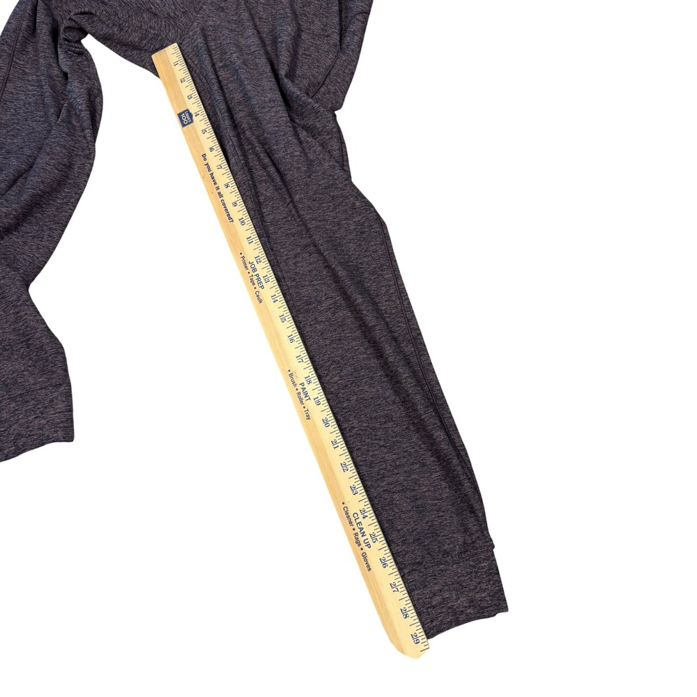 Lululemon Joggers Athleisure Loungewear Heathered Dark Purple Black Women Size 6 - Picture 5 of 6